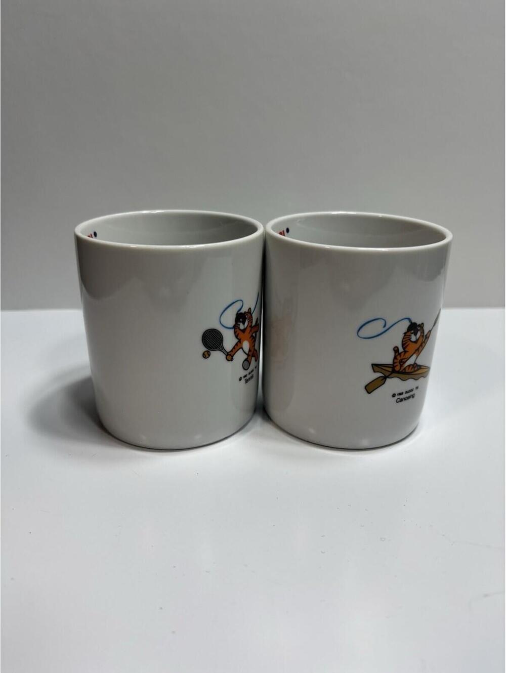 Rare Vintage Seoul 1988 Olympics Hodori Tiger Ceramic Mugs - Picture 10 of 13